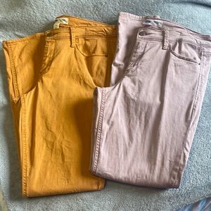 2 Pair High-Waisted Rockstar Skinny Jeans